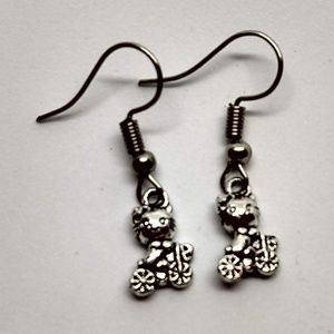 Jewelry - 5/$20 kitten cat riding a bike earrings hair bow Jewelry - 5/$20 kitten cat riding a bike earrings hair bow